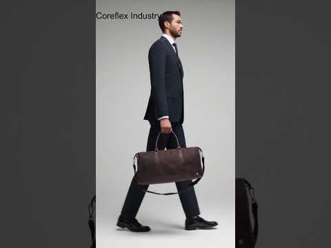 Large Leather Duffle Bag