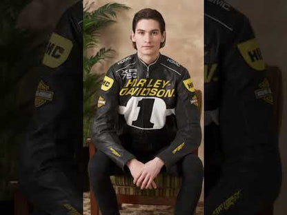 HD meeste nahktagi „Start Your Engines“