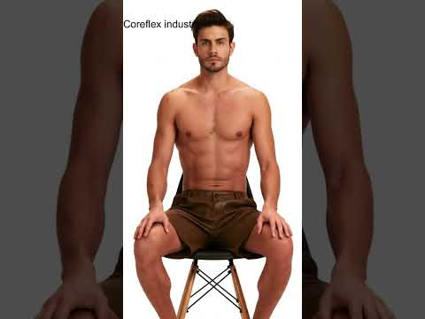 Brown Leather Shorts