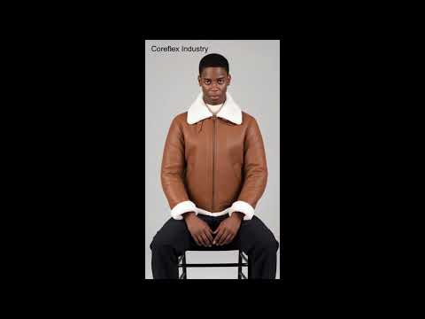 Shearling Aviator Jacket Mens