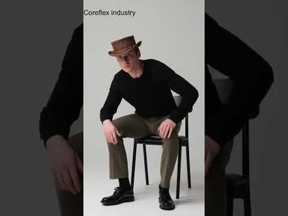 Mens Brown Cowboy Hat