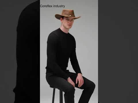 Leather Western Hat