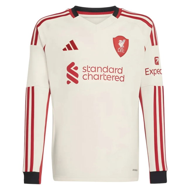 2025-2026 Liverpool Away Long Sleeve Soccer Kit