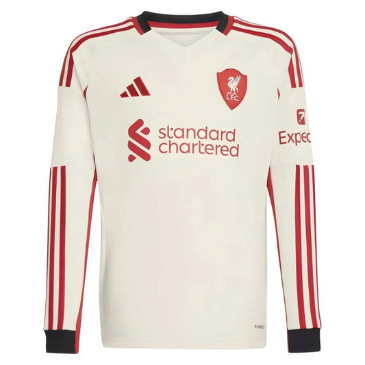 2025-2026 Liverpool Away Long Sleeve Soccer Kit